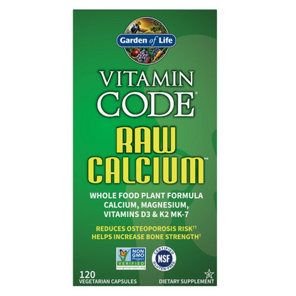Garden of Life Vitamin Code Raw Calcium 60 Capsules