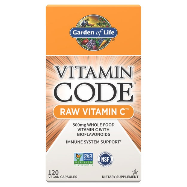 Garden of Life Vitamin Code Raw Vitamin C 60 Capsules