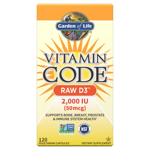 Garden of Life Vitamin Code Raw D3 2000 Iu 60 Capsules