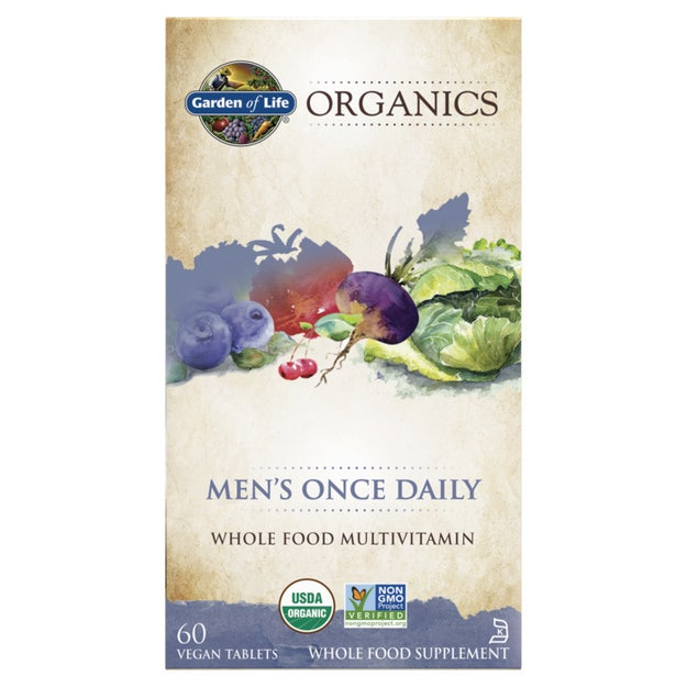 Garden of Life Organics Mens Once Daily 30 Tablets