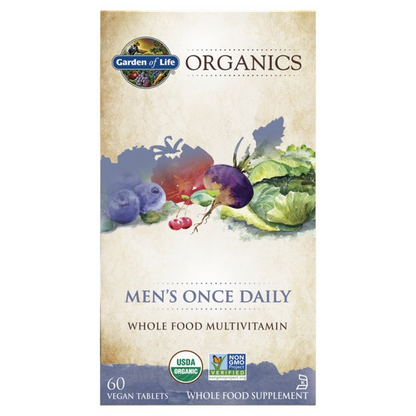 Garden of Life Organics Mens Once Daily 30 Tablets