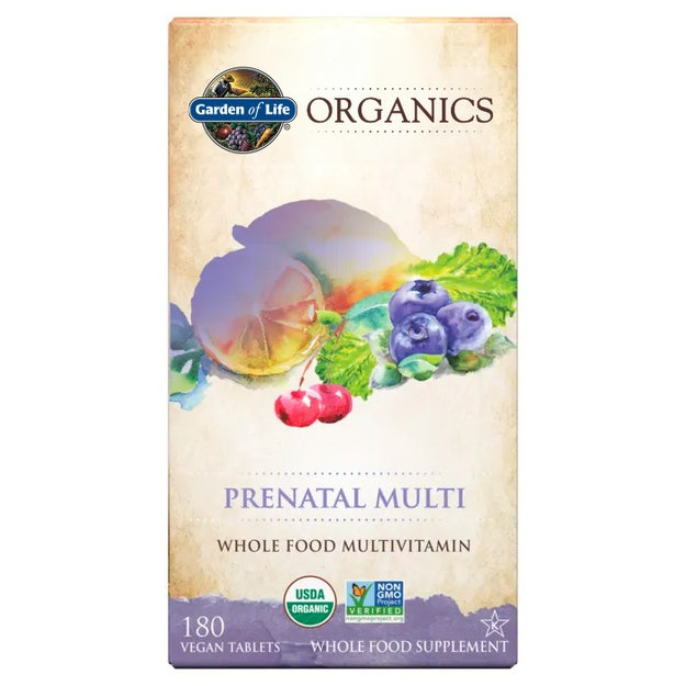 Garden of Life Organics Prenatal Multi 90 Tablets