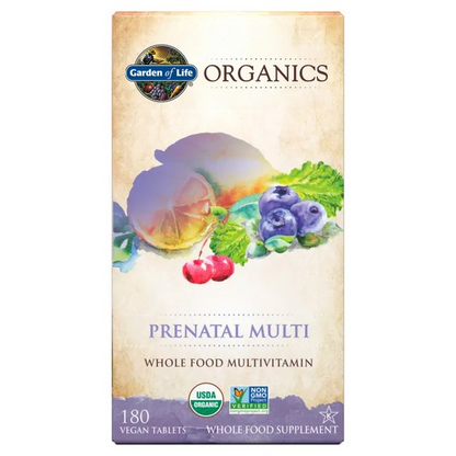 Garden of Life Organics Prenatal Multi 90 Tablets