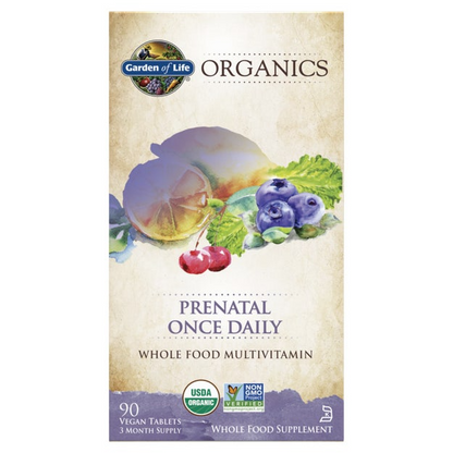 Garden of Life Organics Prenatal Once Daily 30 Tablets