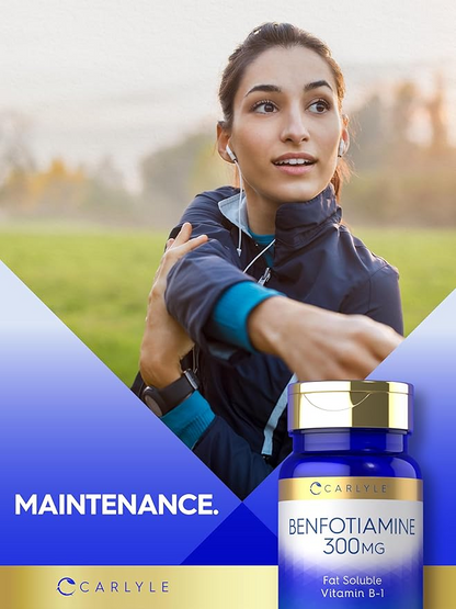 Carlyle Nutritionals Benfotiamine 300mg | 90 Capsules