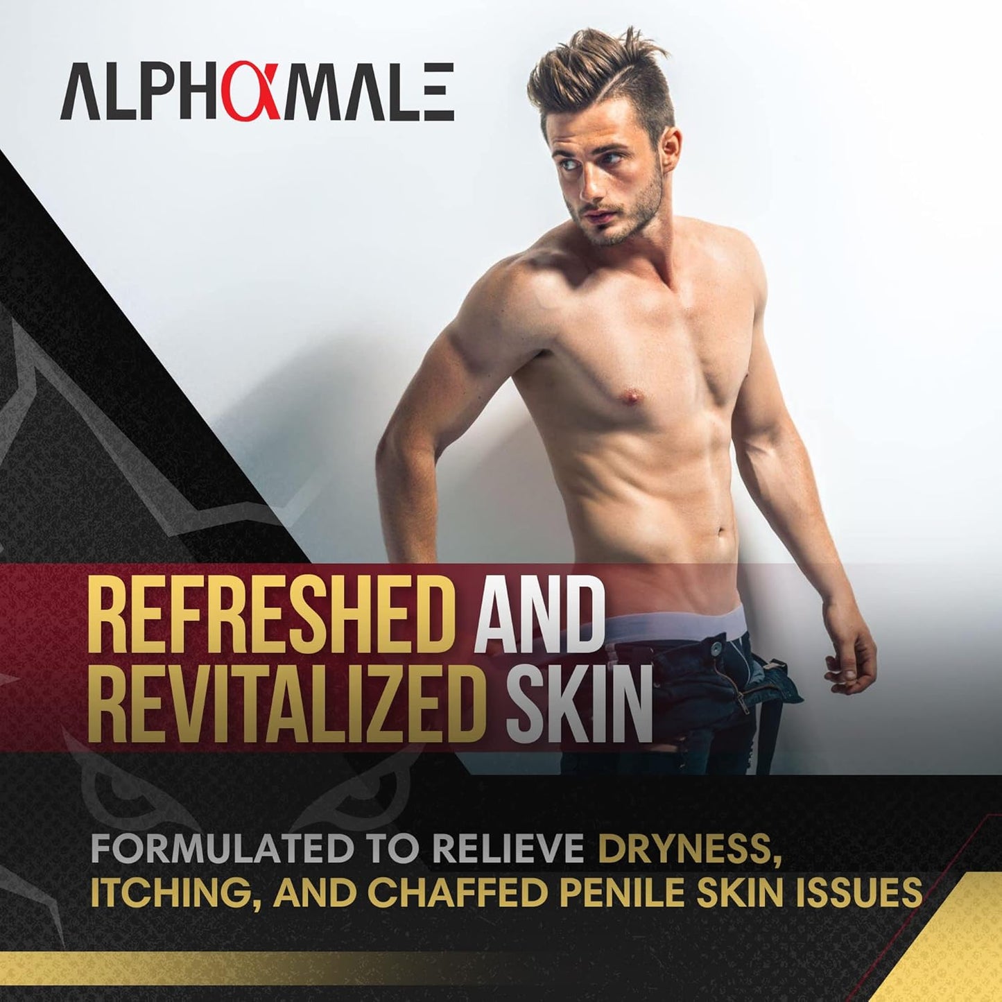 AlphaMale Penile Health Cream – Advanced Male Care Formula (4 oz / 120 ml)