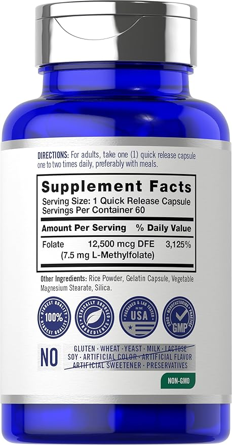 Opti-Folate L-Methylfolate 7.5mg | 60 Capsules