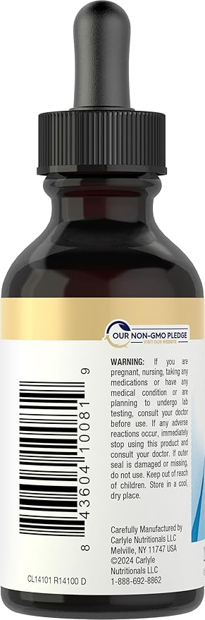 Carlyle Nutritionals Biotin 10000mcg | 2oz Liquid
