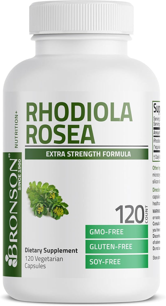 Bronson Rhodiola Rosea Vegetarian Capsules