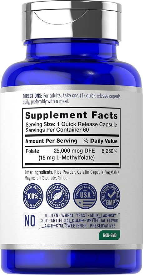 Opti-Folate L-Methylfolate 15mg | 60 Capsules