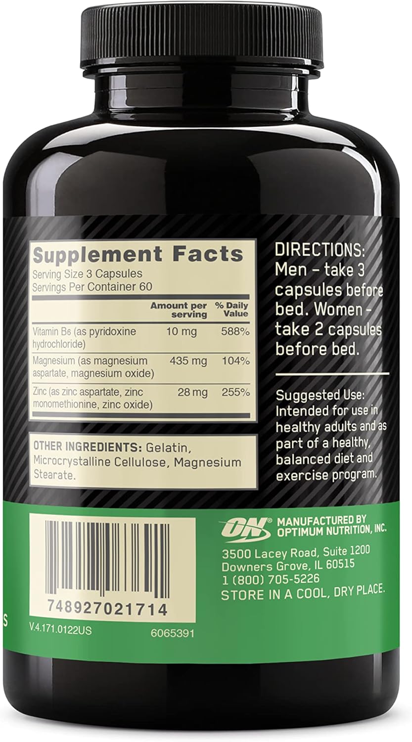 Zinc & Magnesium Supplement for Optimal Nutrition, Recovery & Endurance