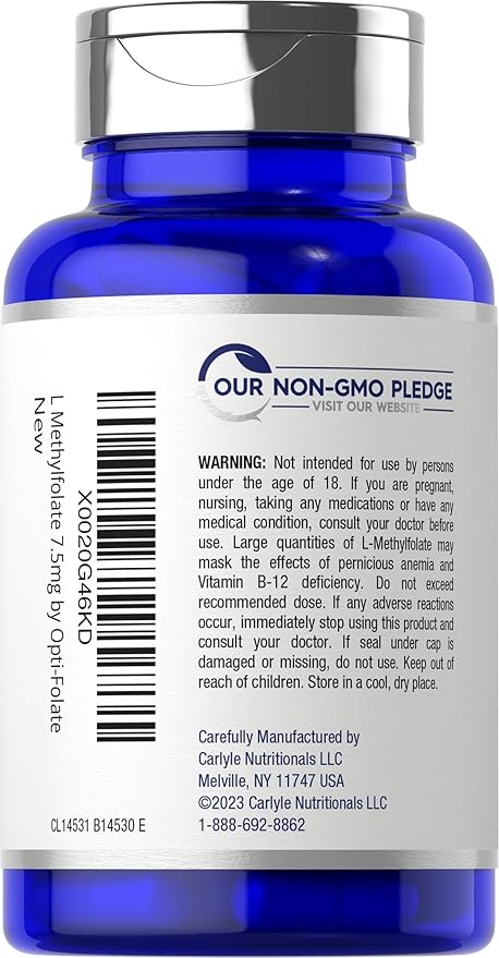Opti-Folate L-Methylfolate 7.5mg | 60 Capsules