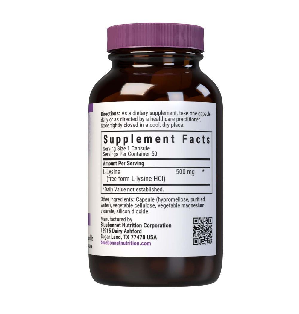 Bluebonnet Nutrition L-Lysine 500 Mg 60 Caps
