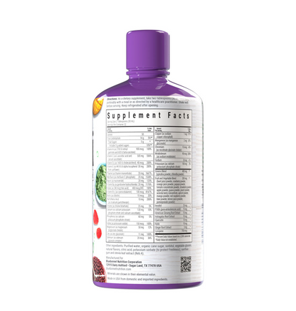 Bluebonnet Nutrition Liquid Multi Formula Tropical Fruit Flavor 496ml