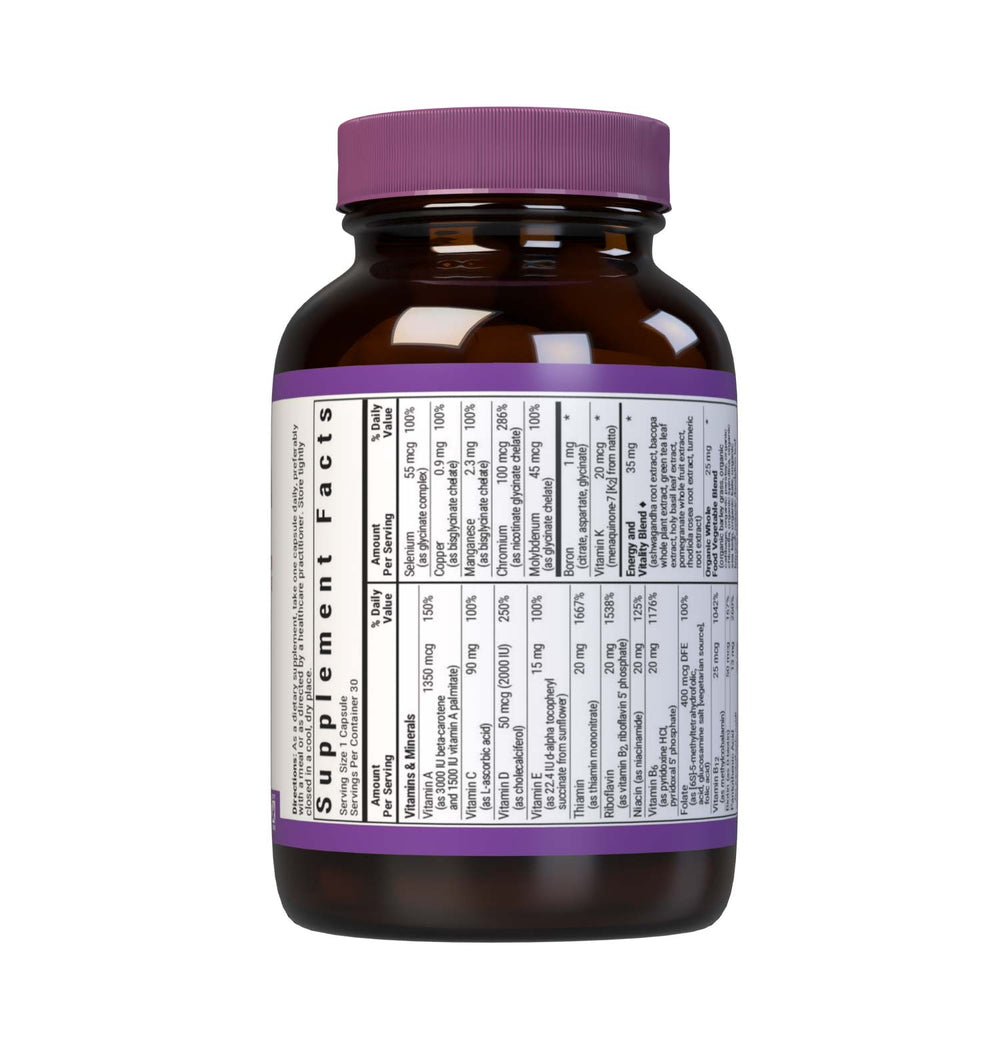 Bluebonnet Nutrition Maxi One Whole Food-Based Multiple (iron-Free) 30 Caps