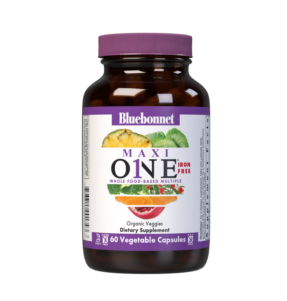Bluebonnet Nutrition Maxi One Whole Food-Based Multiple (iron-Free) 30 Caps