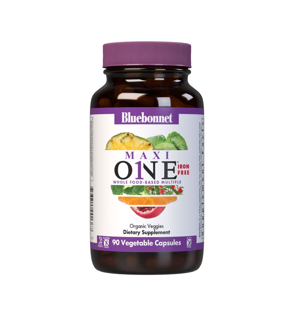 Bluebonnet Nutrition Maxi One Whole Food-Based Multiple (iron-Free) 30 Caps