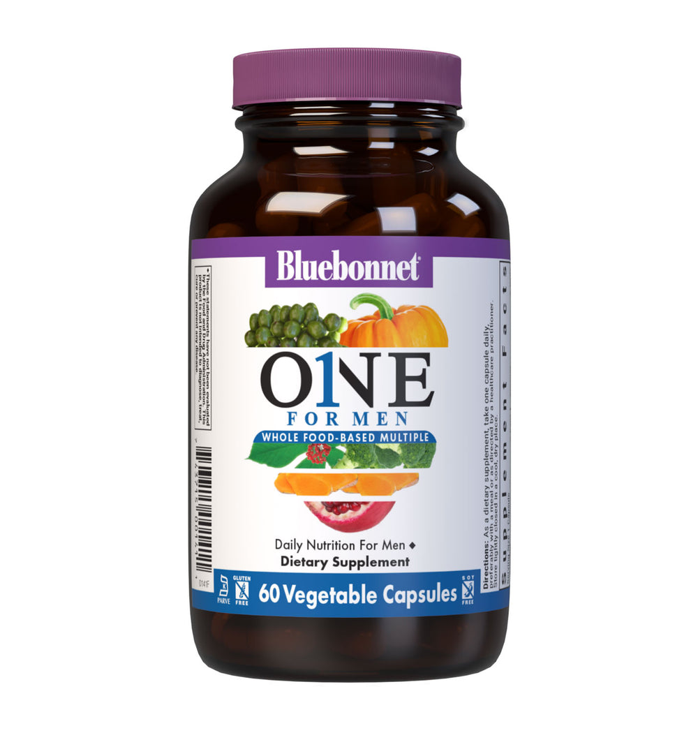 Bluebonnet Nutrition One for Men Whole Food-Based Multiple 30 Caps