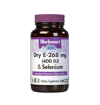 Bluebonnet Nutrition Dry E-400 Iu & Selenium 60 Caps