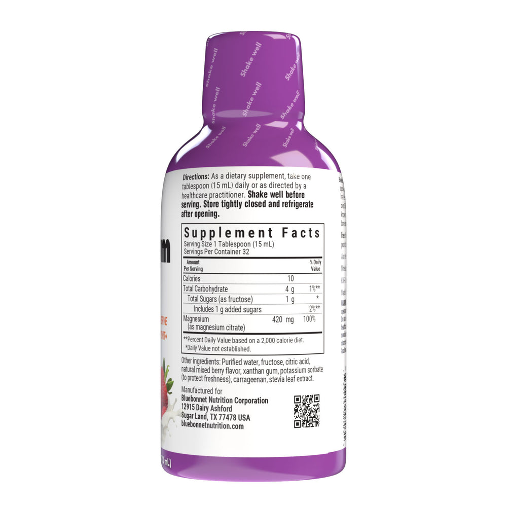 Bluebonnet Nutrition Liquid Magnesium Citrate 473ml
