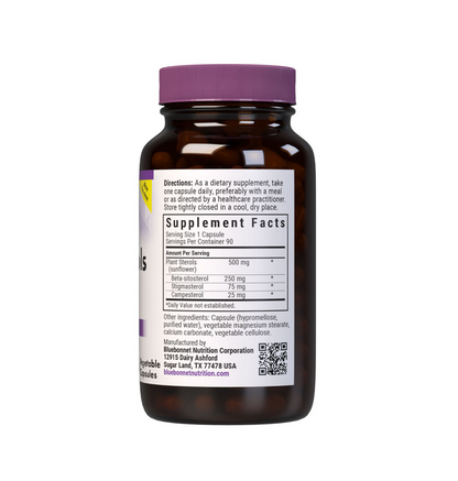 Bluebonnet Nutrition Plant Sterols 500 Mg 90 Caps