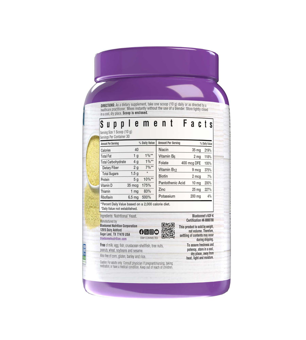 Bluebonnet Nutrition Non-Bitter Nutritional Yeast Flakes 300g