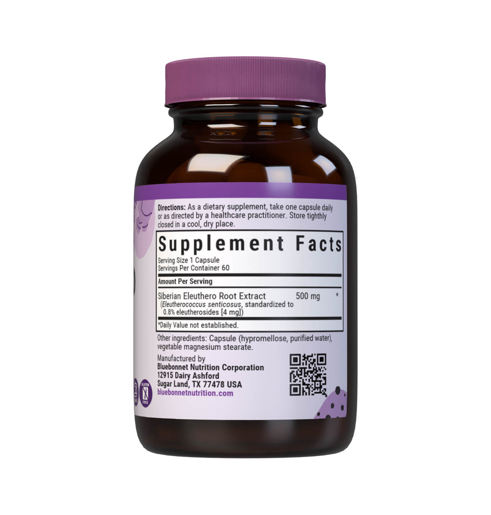 Bluebonnet Nutrition Siberian Eleuthero Root Extract 60 Caps