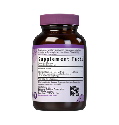 Bluebonnet Nutrition Siberian Eleuthero Root Extract 60 Caps