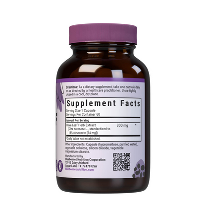 Bluebonnet Nutrition Olive Leaf Extract 60 Caps