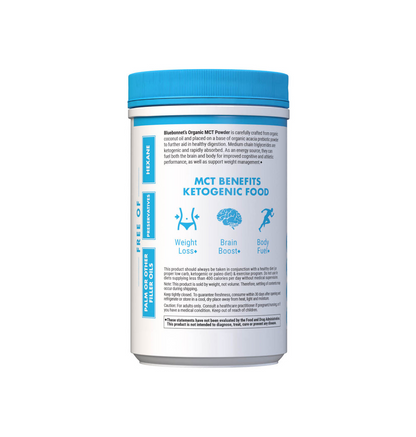 Bluebonnet Nutrition Organic Mct Powder 300g