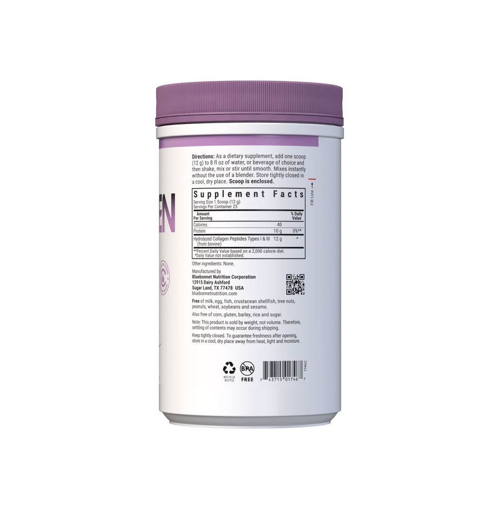 Bluebonnet Nutrition Hydrolyzed Collagen Powder 300g