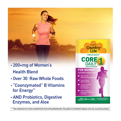Country Life Vitamins Core Daily-1® for Women Multivitamin 60 Tabs