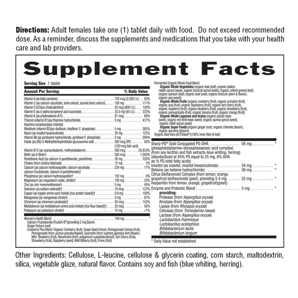 Country Life Vitamins Core Daily-1 ® for Women 50+ Multivitamin 60 Tabs