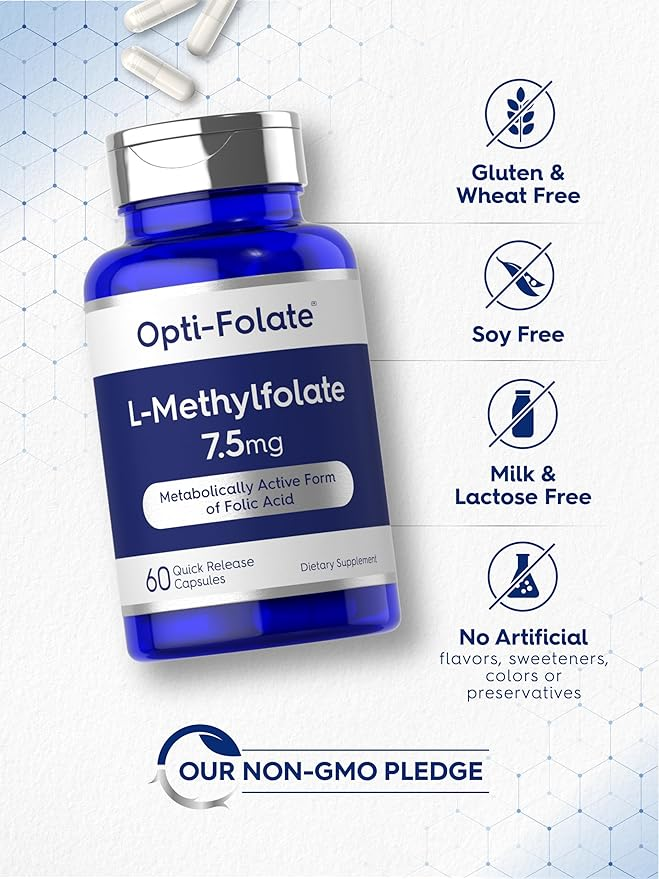 Opti-Folate L-Methylfolate 7.5mg | 60 Capsules