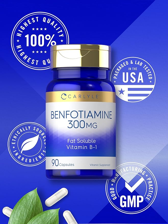 Carlyle Nutritionals Benfotiamine 300mg | 90 Capsules