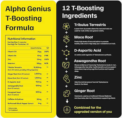 JustFloow Alpha Genius T-Booster
