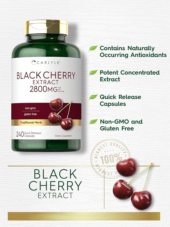 Carlyle Nutritionals Black Cherry 2800 240 Capsules