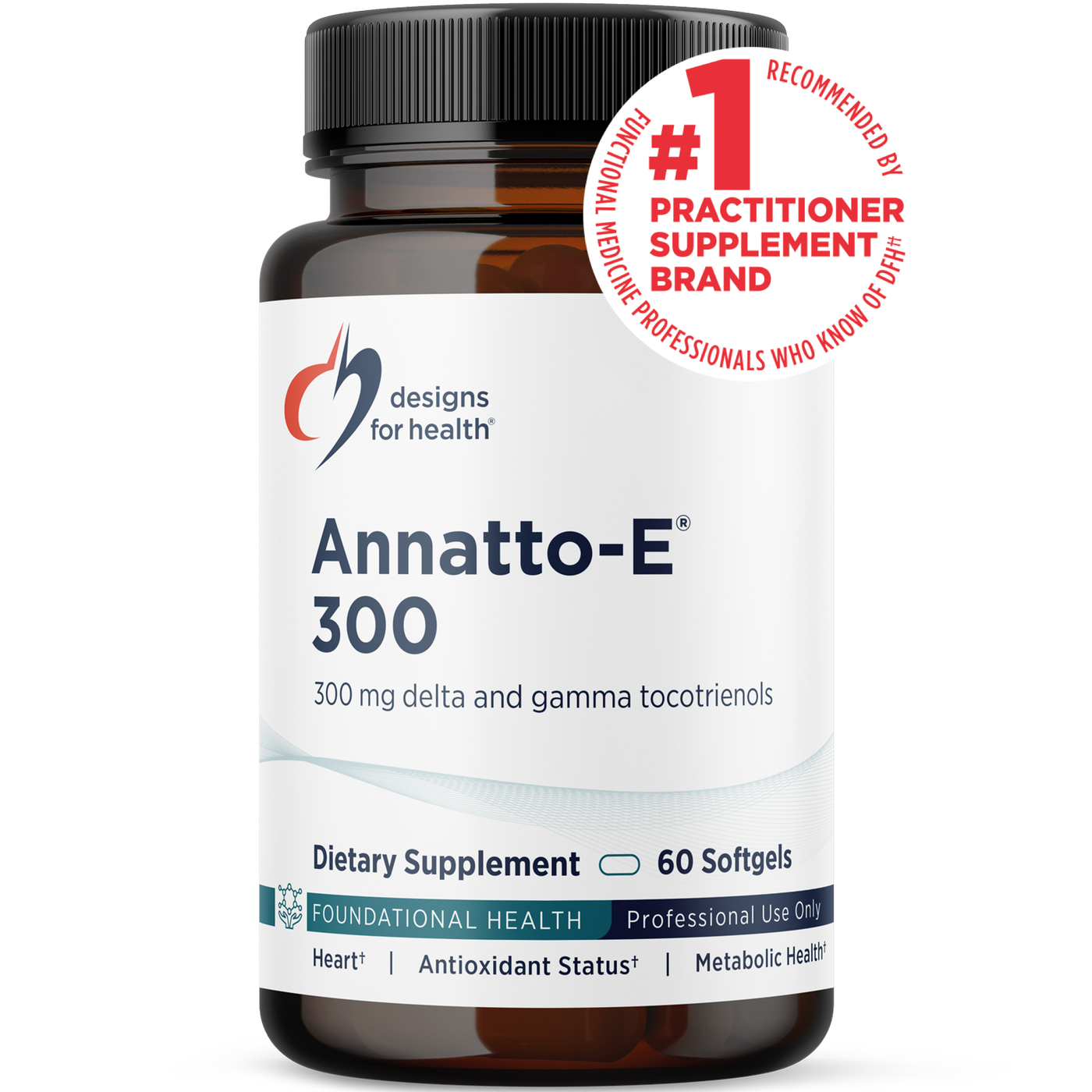 Designs for Health Annatto-E® 300 30 Softgels