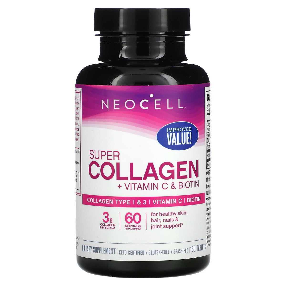 Neo Cell Super Collagen + Vitamin C & Biotin 180 Tablets.