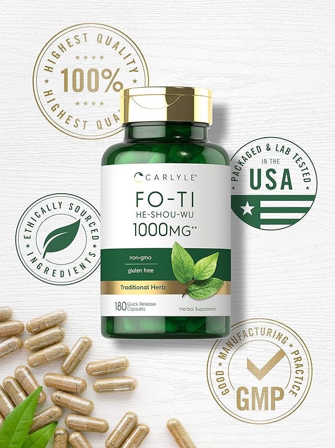 Carlyle Nutritionals Fo-Ti Root 1000mg | 180 Capsules