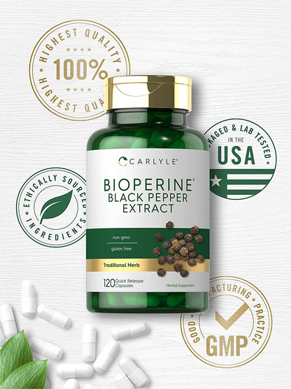 Carlyle Nutritionals Bioperine 10mg | 120 Capsules