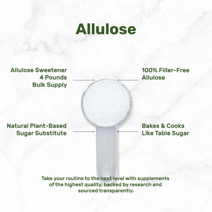 Deal Supplement Allulose Sweetener – Natural Sugar Substitutes, No Aftertaste 2Ib