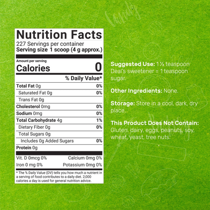 Deal Supplement Allulose Sweetener – Natural Sugar Substitutes, No Aftertaste 2Ib