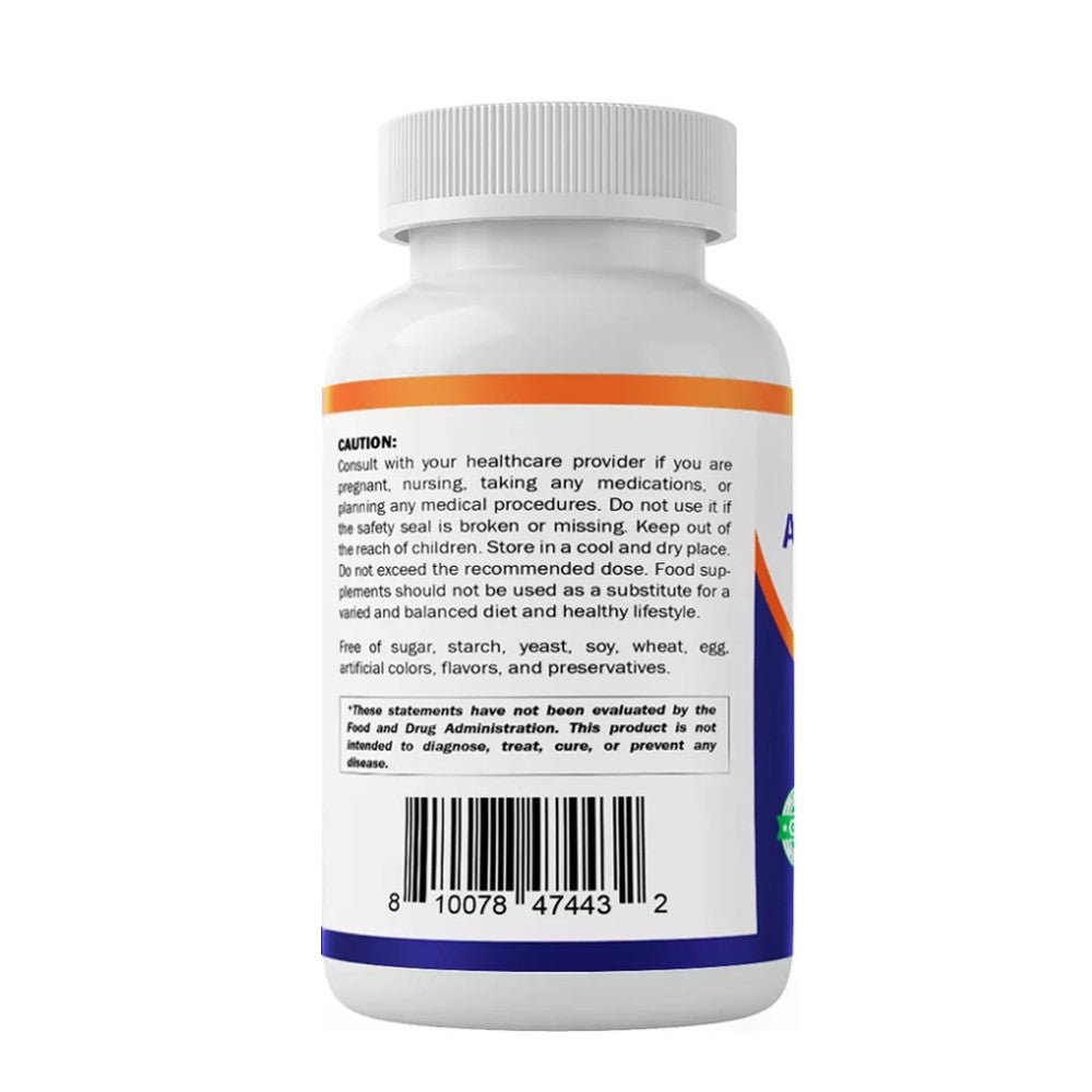 Vitamatic Alpha Lipoic Acid 600mg - Antioxidant Supplement 240 Veg Capsules - Quality Ala for Energy, Nerve & Skin Health