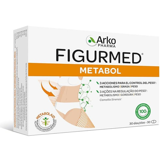 Arkopharma Figurmed Metabol – 3-Step Formula for Metabolism & Fat Management