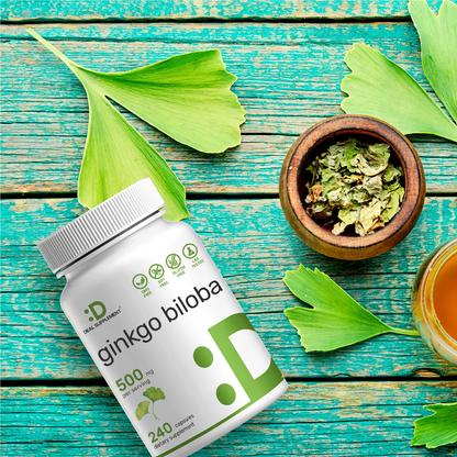 Deal Supplement Ginkgo Biloba 500mg Per Serving, 240 Capsules
