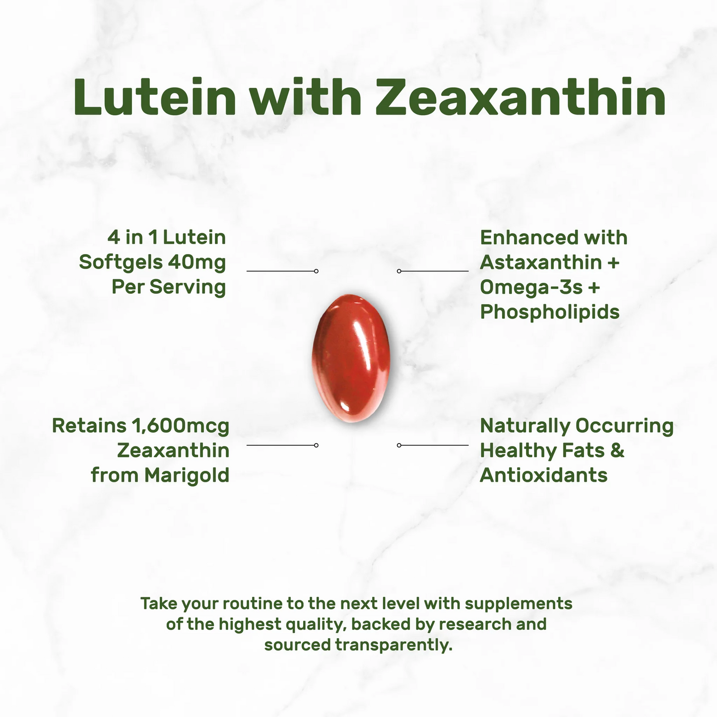 Deal Supplement Lutein and Zeaxanthin , 40mg Per Serving, 300 Softgels