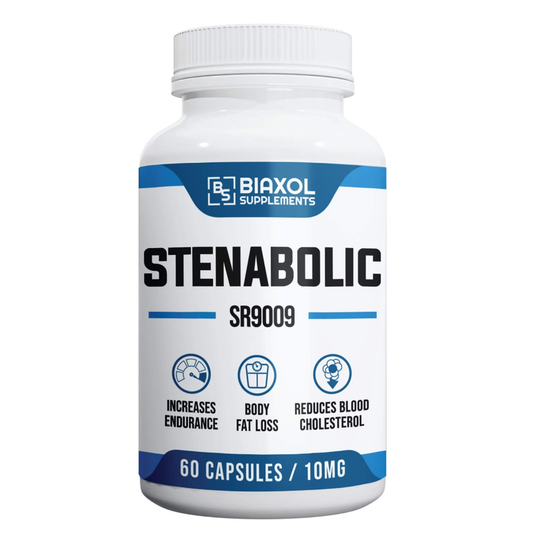 BBIAXOL SUPPLEMENTS STENABOLIC SR9009 – 60 Capsules (10mg) Endurance & Fat Loss Support