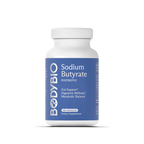 BodyBio Butyrate: Gut Health Supplement 60 caps