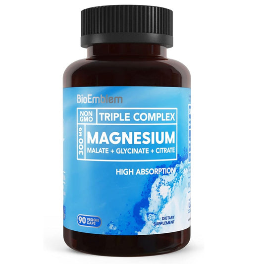 BioEmblem Triple Magnesium Complex | 300 mg Magnesium Glycinate